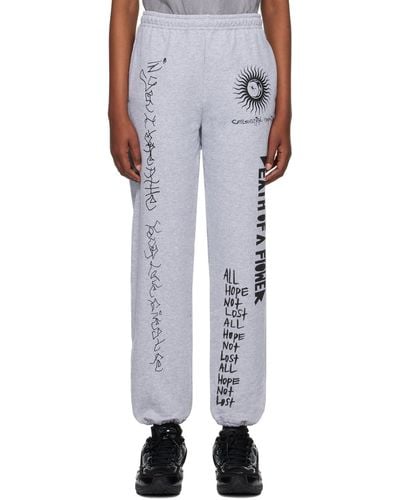 WESTFALL Printed Lounge Trousers - White