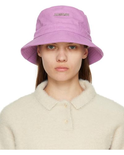 Jacquemus Le Papierコレクション パープル Le Bob Gadjo ハット