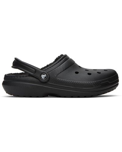 Crocs™ Black Classic Lined Clogs