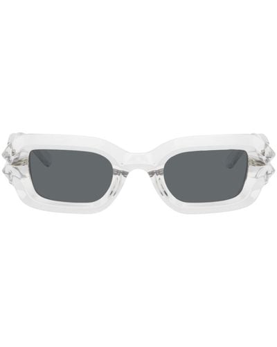 A Better Feeling Transparent Bolu Glacial Sunglasses - Black