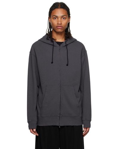 Yohji Yamamoto x New Era graphic-print Hoodie - Black