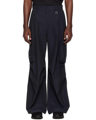 WOOYOUNGMI Tucked Trousers - Black