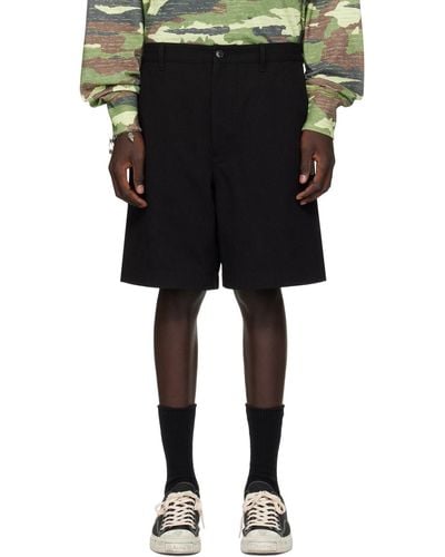 Acne Studios Black Regular Fit Shorts