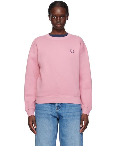 Maison Kitsuné Bold Fox Head Sweatshirt - Pink