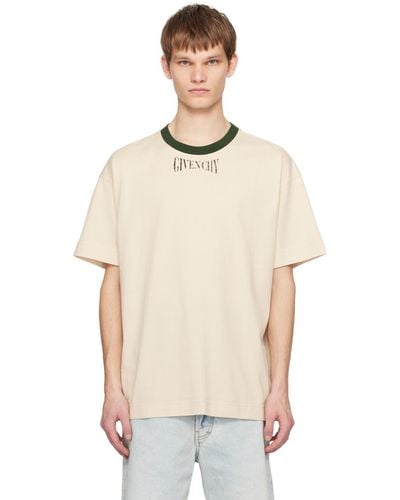 Givenchy Standard-fit Tシャツ - ナチュラル