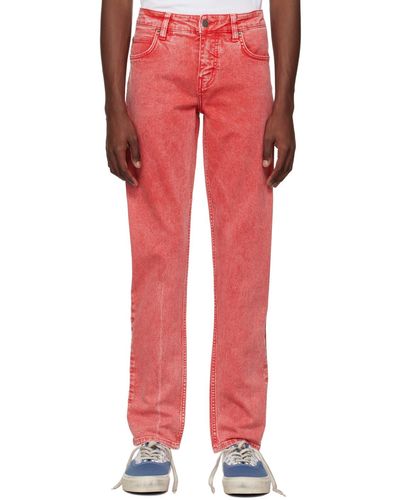 Guess USA Straight-leg Jeans - Red