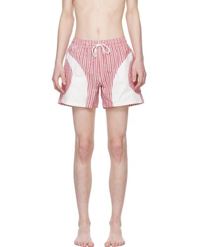 GIMAGUAS Striped Swim Shorts - Pink