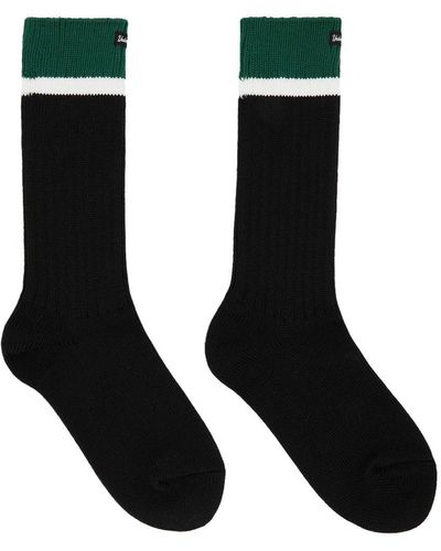 Undercoverism Striped Socks - Black