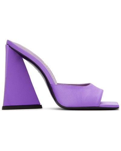 The Attico Devon Heeled Sandals - Purple