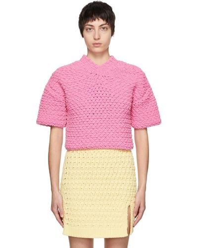 Bottega Veneta Pink Heavy Weight Sweater