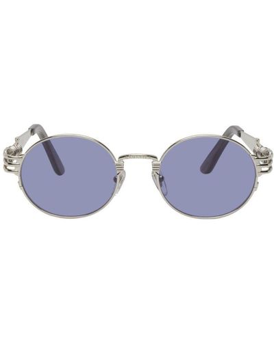 Jean Paul Gaultier Karim Benzema Limited Edition 56-6106 Sunglasses - Metallic