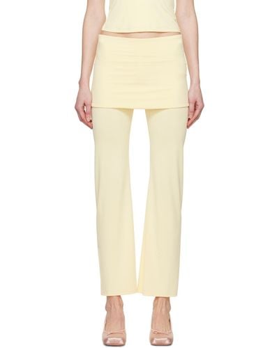 Sandy Liang Sound Trousers - Natural
