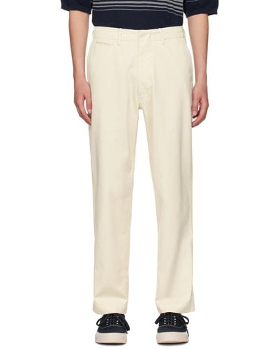 Nanamica Off- Wide Trousers - White