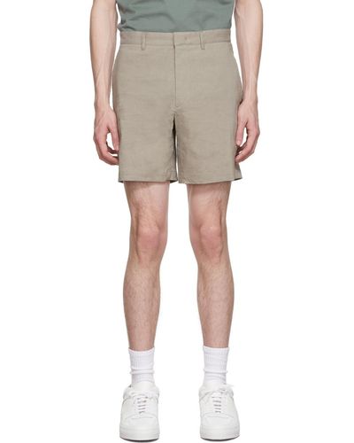 Theory Short curtis taupe - Multicolore
