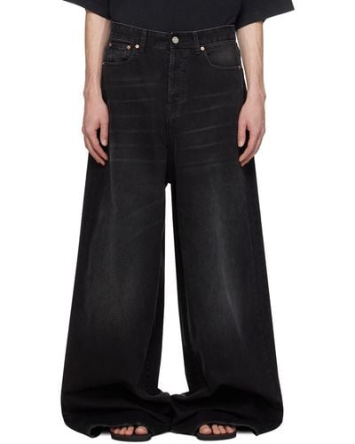 Vetements Big Shape Jeans - Black