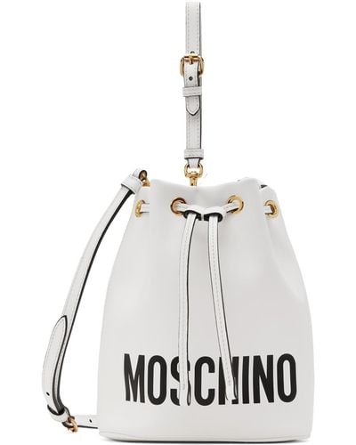 Moschino Logo Bag - White
