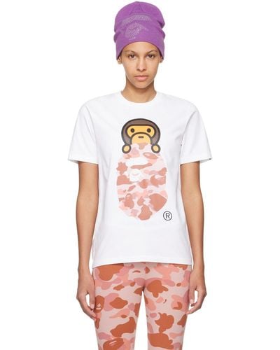 A Bathing Ape 1St Camo Milo On Ape Head T-Shirt - Multicolor