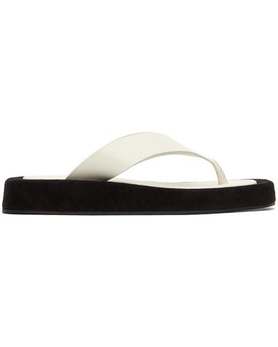 The Row Ginza Sandals - Black