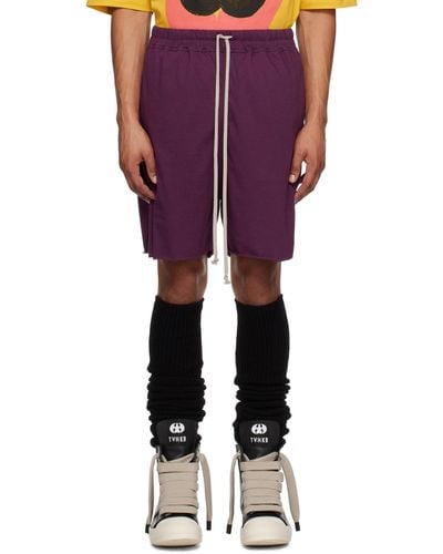Rick Owens Ssense Exclusive Kembra Pfahler Edition Shorts - Purple