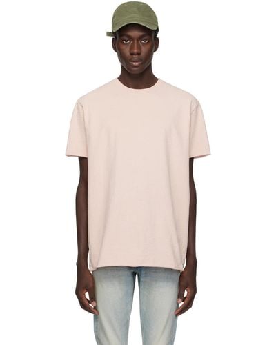 John Elliott T-shirt anti-expo rose - Noir