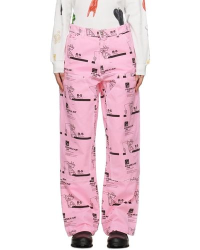 Sky High Farm Insulation Jeans - Pink