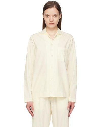 Museum of Peace & Quiet Museum of peacequiet chemise de pyjama décontractée blanc cassé - Neutre