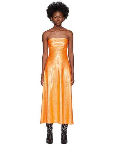 Saks Potts Orange Shimmer Jepska Dress