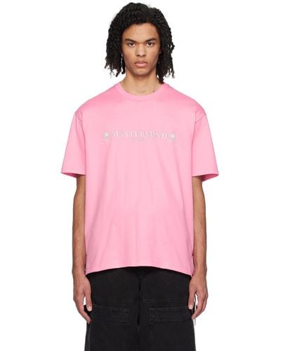 MASTERMIND WORLD 3d Skull Tシャツ - ピンク