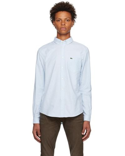 Lacoste Blue Regular Fit Shirt - Gray