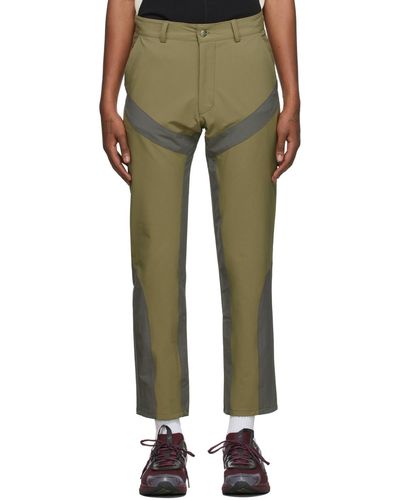Phlemuns Ssense Exclusive Pieced Trousers - Natural