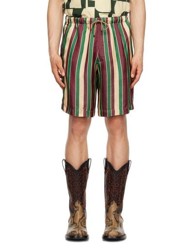 Dries Van Noten Multicolour Striped Shorts
