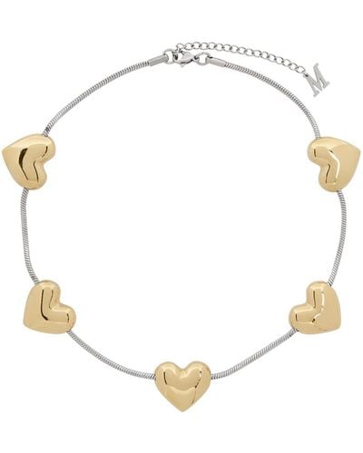 Marland Backus Heart Strings Necklace - Metallic
