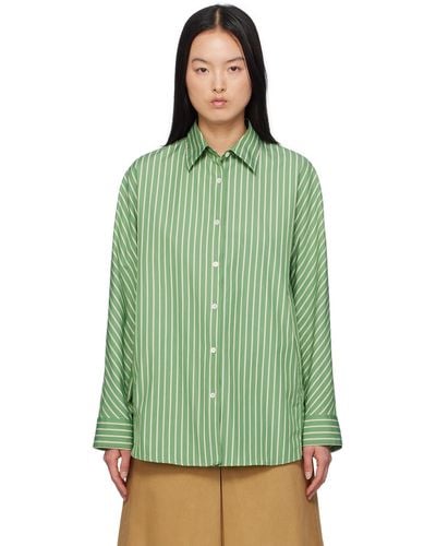 Dries Van Noten Oversized Shirt - Green