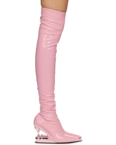 Gcds Pink Morso Boots - Multicolor