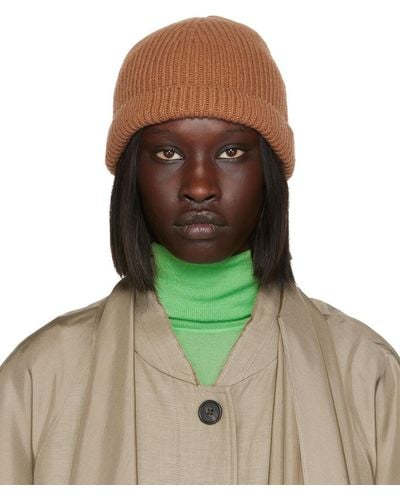 The Row Brown Fisher Beanie - Green