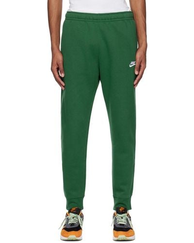 Nike Green Sportswear Club Sweatpants