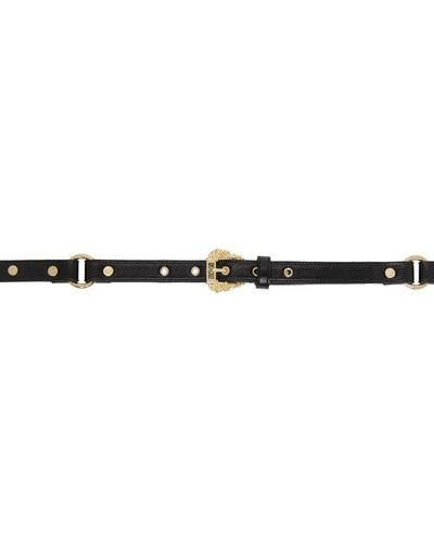 Versace Ssense Exclusive Black Couture1 Belt