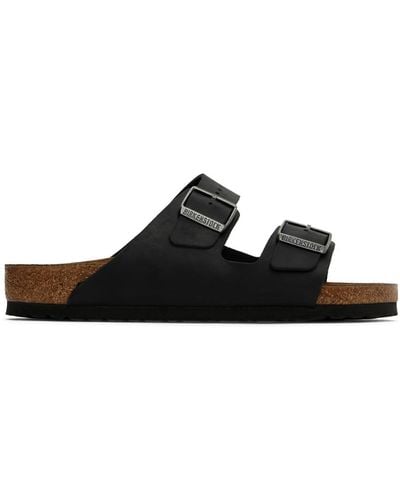 Birkenstock Arizona Soft Footbed Sandals - Black