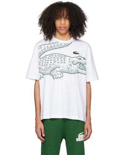Lacoste Short sleeve t-shirts for Men | Online Sale up to 60% off | Lyst