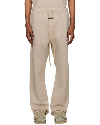 Fear Of God Taupe Relaxed Sweatpants - Natural