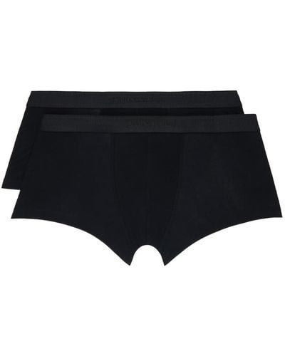 Sunspel Two-pack Twin Boxers - Black