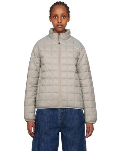 Taion Quilted Reversible Down Jacket - Blue