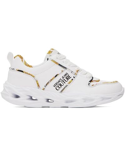 Versace Jeans Couture Logo-print Low-top Trainers - White