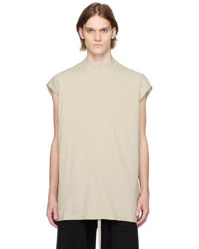 Rick Owens DRKSHDW オフホワイト Jumbo Tシャツ - ナチュラル