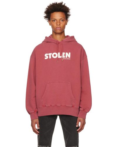 Stolen Girlfriends Club Gig Poster Hoodie - Red