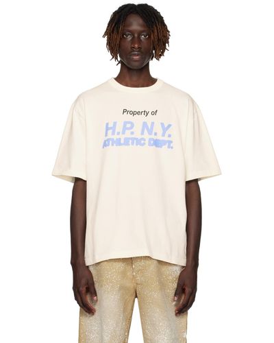 Heron Preston T-shirt 'hpny' blanc cassé - Neutre