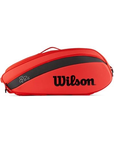 Wilson Roger Federer Dna 12 Pack Tennis Bag - Red