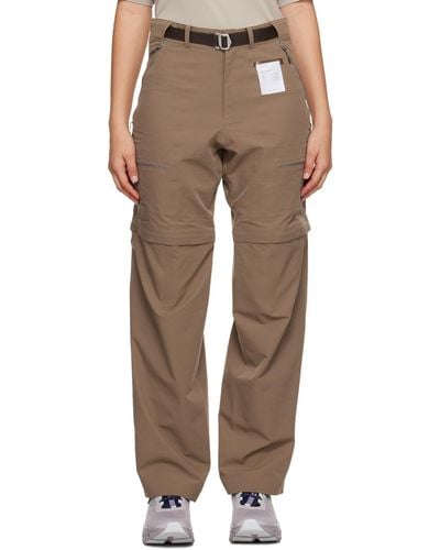 Satisfy Ssense Exclusive Peaceshell Trousers - Natural