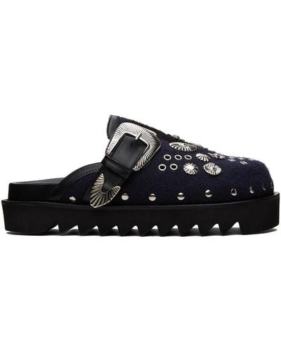 Toga Virilis Ssense Exclusive Studded Loafers - Black