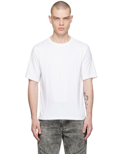 Peter Do T-shirt blanc à plis